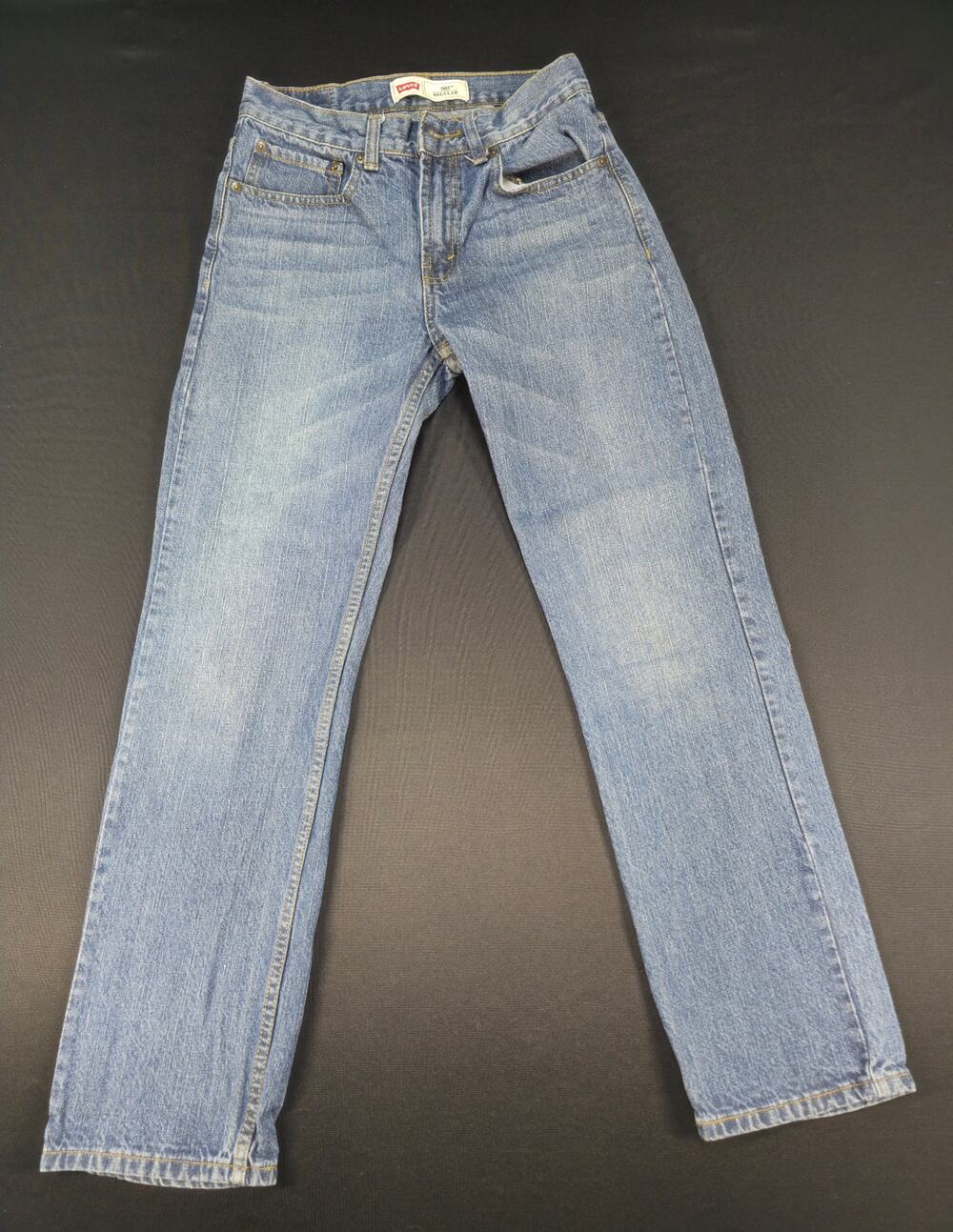Levi's‎ 505 Regular Jeans Boys 18 Slim 27x29 Blue Denim Straight Leg